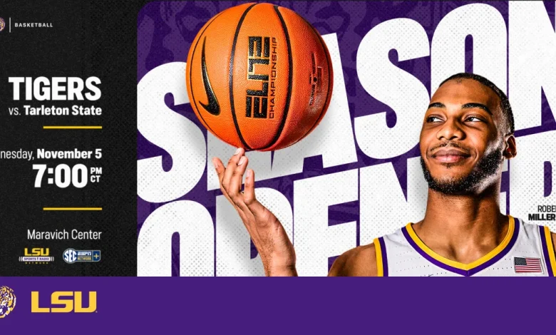 Tiger Basketball Team Opens Season Wednesday at Maravich Center