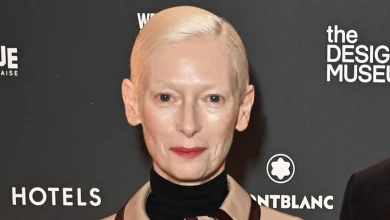 Tilda Swinton makes rare appearance with partner of 11 years she met on Narnia set