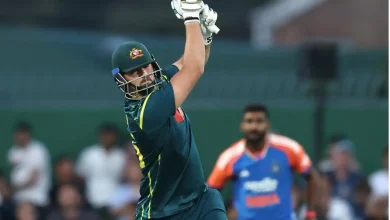 Tim David hammers second T20I half-century against India, sets records