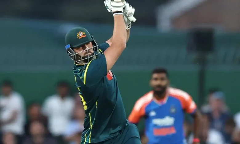 Tim David hammers second T20I half-century against India, sets records