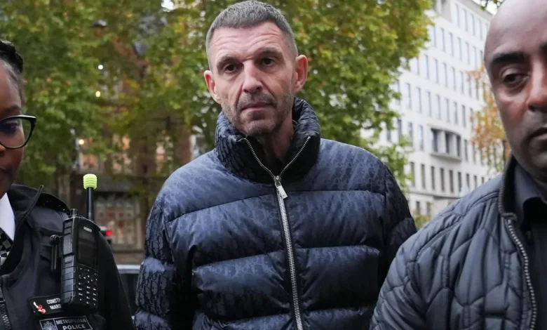 Tim Westwood arrives at court charged with rape and sex offences against 7 women