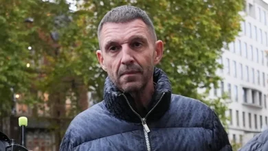 Tim Westwood arrives at court for rape and sexual assault charges against 7 women