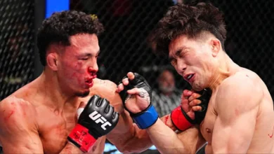 Timmy Cuamba Snaps Chang Ho Lee’s Five-Fight Win Streak – UFC Vegas 110 Highlights