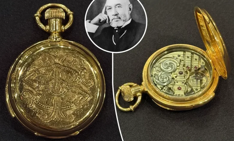 Titanic passenger’s rare gold pocket watch could become priciest artifact ever sold