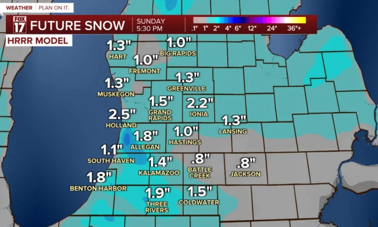 Today's Forecast; Sunday Morning Snow