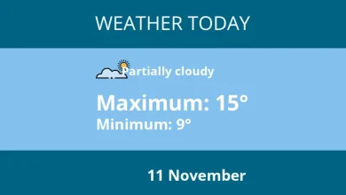 Today's weather in Thurrock - 11 November