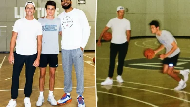 Tom Brady’s son Jack, 18, towers over the NFL legend in rare photos