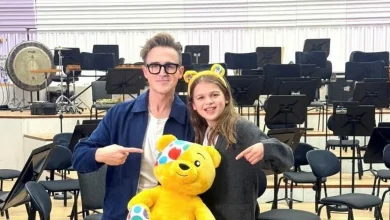 Tom Fletcher's son Buzz 'really proud' as he performs with dad on TV for first time in Children in Need