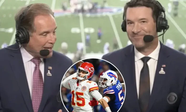 Tony Romo makes inexplicable noise during Chiefs-Bills showdown