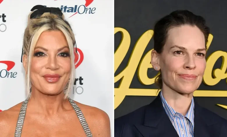 Tori Spelling Say She Knows Why Hilary Swank Was Written Off 90210