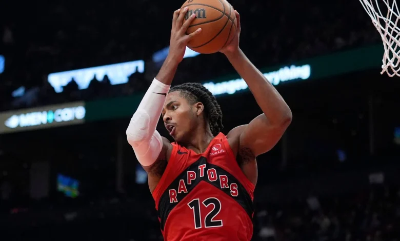 Toronto Raptors rookie Murray-Boyles hilariously describes playing against NBA stars