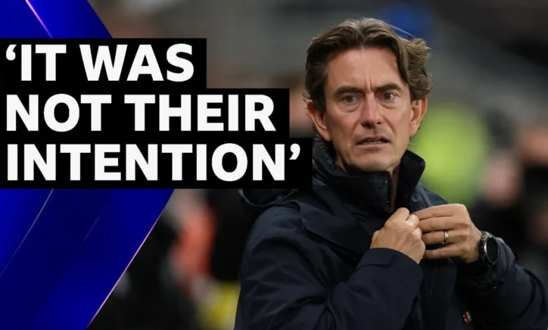 Tottenham: Thomas Frank says Micky van de Ven & Djed Spence meant no disrespect with snub