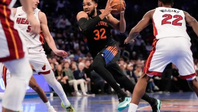 Towns, Shamet power Knicks to 140-130 win over Heat in NBA Cup game