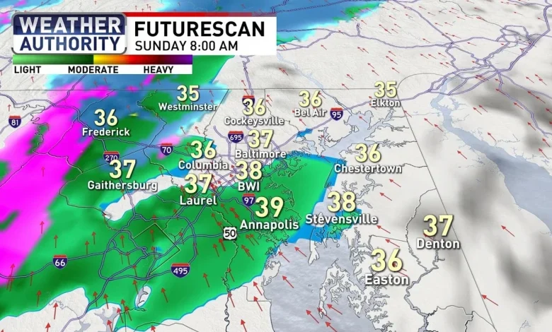 Tracking Two Weather Makers Bringing A Taste Of Winter To Maryland