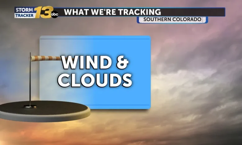 Tracking a windy & cloudy but warm day ahead