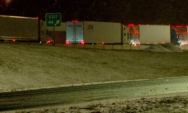 Traffic chaos on Interstates in WNC amid hazardous cold weather