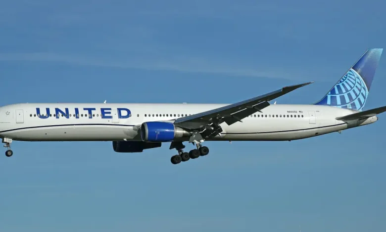 Transatlantic United Airlines flight diverted after a passenger's laptop got stuck