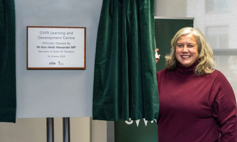 Transport Secretary opens Great Western Railway’s new Learning and Development Centre