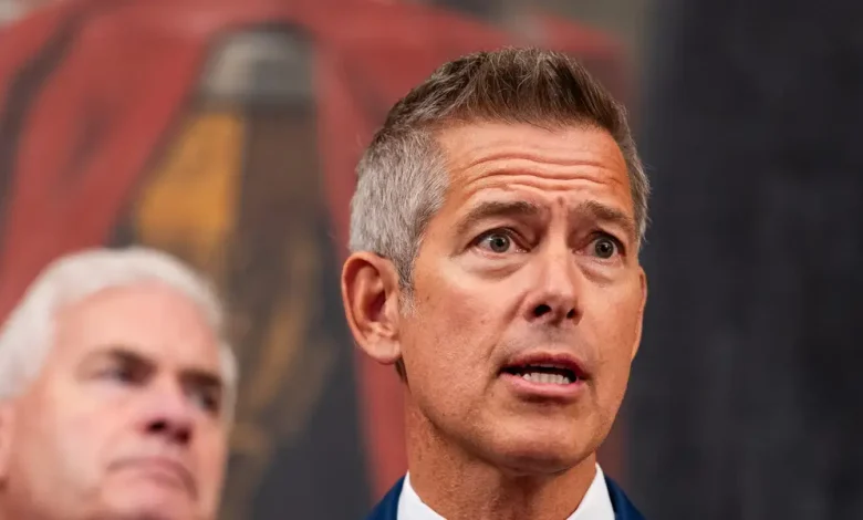 Transportation Secretary says air traffic controllers who stopped working before missing pay could face consequences