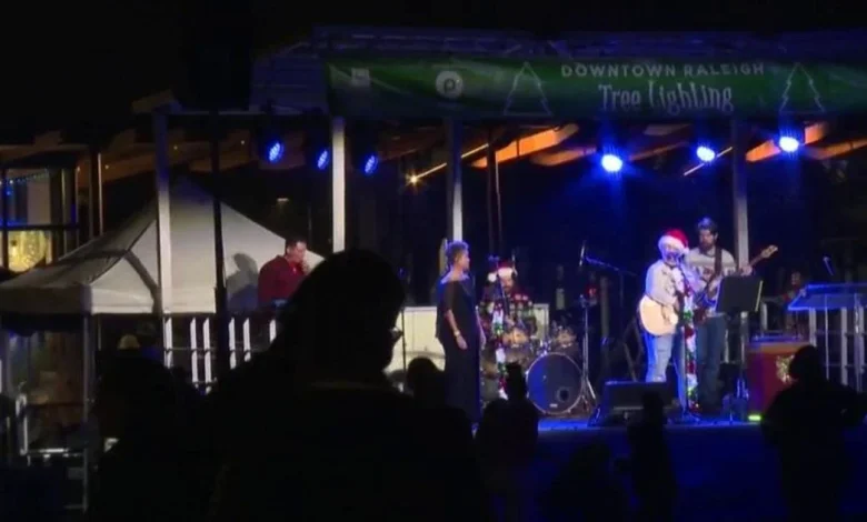 Tree lighting in Raleigh kicks off a season of holiday celebration around the Triangle