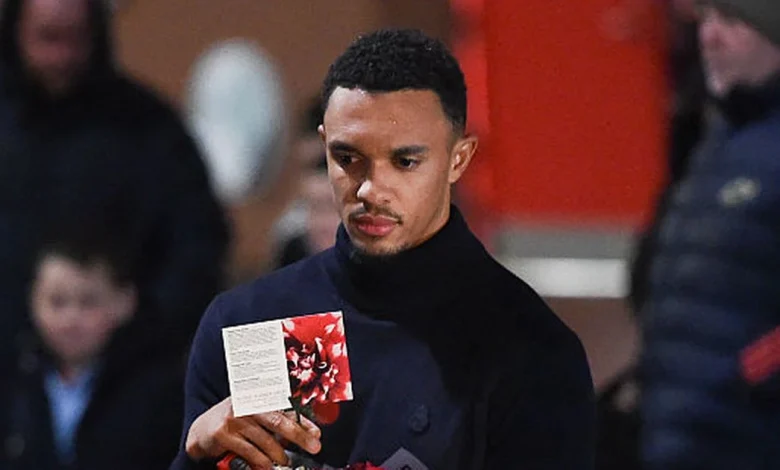 Trent Alexander-Arnold leaves emotional Diogo Jota tribute at Anfield ahead of Liverpool return