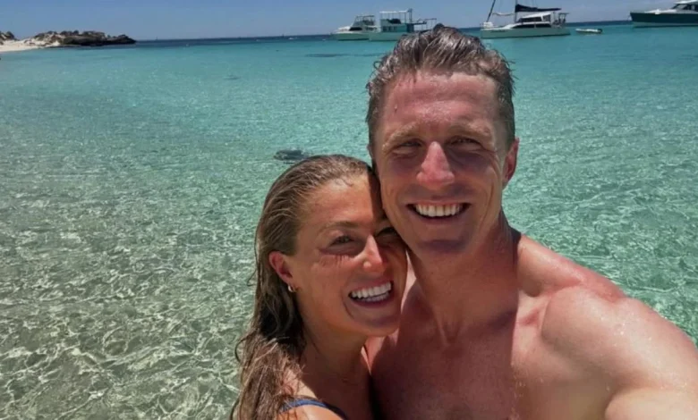 Triple-code sports jet Sarah Rowe and former AFL star Scott Selwood hard launch relationship