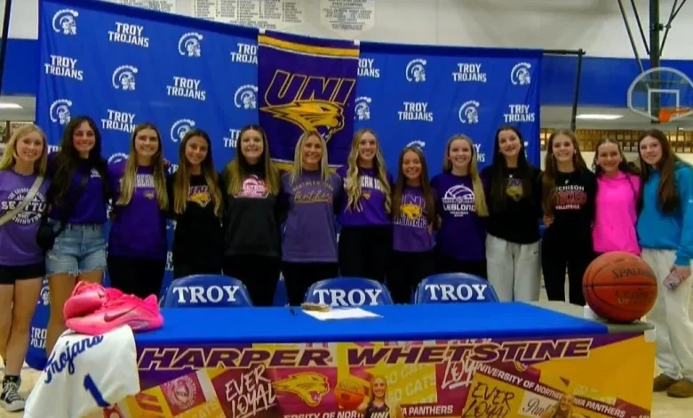 Troy senior Harper Whetstine signs with Northern Iowa basketball