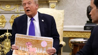 Trump Attends Private "Pink Pony Club" Performance at Mar-a-Lago