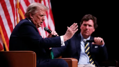 Trump Defends Tucker Carlson’s Nick Fuentes Interview: “Can’t Tell Him Who To Interview”
