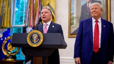 Trump defends key negotiator after leaked phone call appears to show him coaching Russia