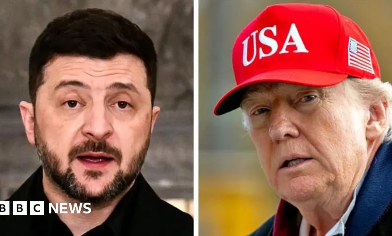 Trump hints at 'big progress' in Ukraine talks as Zelensky warns against giving away territory