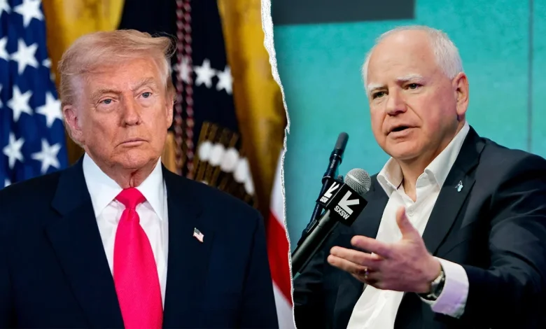 Trump rips former VP candidate on immigration: 'Tim Walz does nothing, through fear, incompetence, or both'