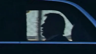 Trump's Limo Ride Had A Strange Moment, And Everyone Could See It