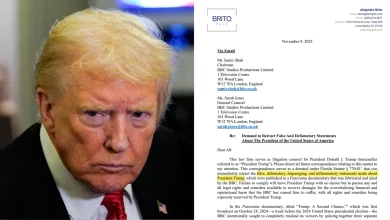 Trump's lawyer threatens BBC with $1bn lawsuit - read the letter in full