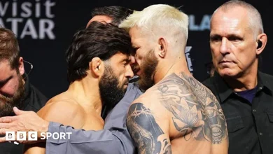 Tsarukyan headbutts Hooker at UFC Qatar weigh-in