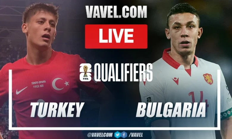 Turkey vs Bulgaria LIVE Score Updates in 2026 World Cup Qualifiers Match