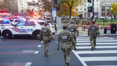 Two US National Guard members shot near White House in Washington DC; suspect in custody
