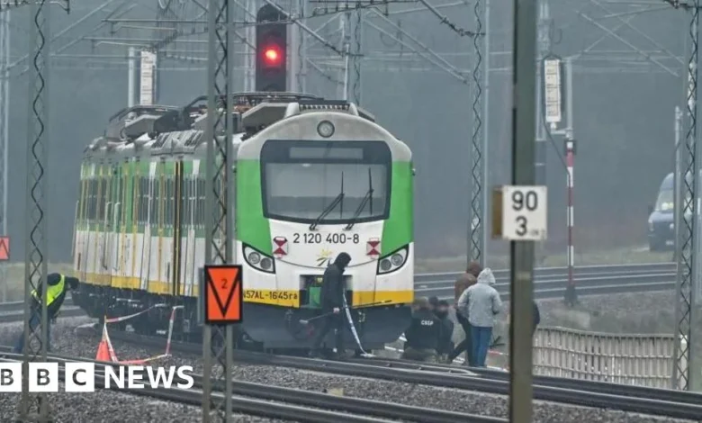 Two Ukrainians working for Russia behind rail sabotage, Polish PM says