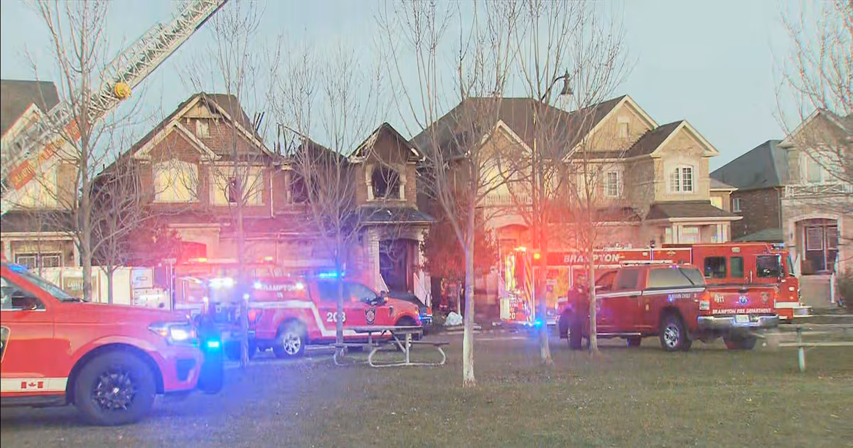 Two dead, four critically injured following Brampton house fire: police