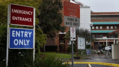 Two staff critically injured after being hit by car outside hospital in Sydney's Inner West