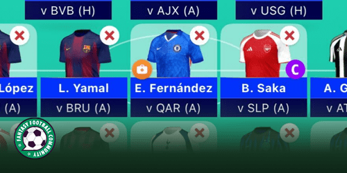 UCL Fantasy Matchday 4 Best Limitless Team