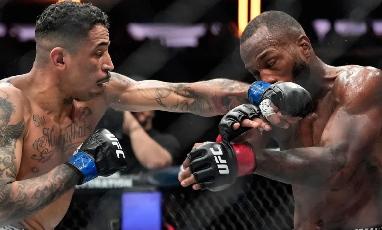 UFC 322: England's Leon Edwards suffers KO defeat on night Islam Makhachev becomes two-weight champion