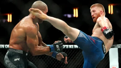 UFC 322 video: Bo Nickal delivers vicious head kick knockout to finish Rodolfo Vieira