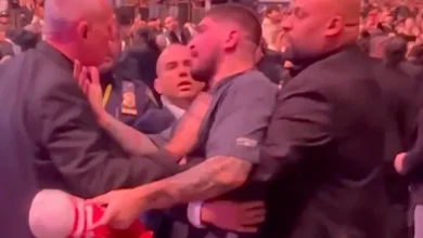 UFC 322 video: Dillon Danis, Abubakar Nurmagomedov and others engage in huge brawl