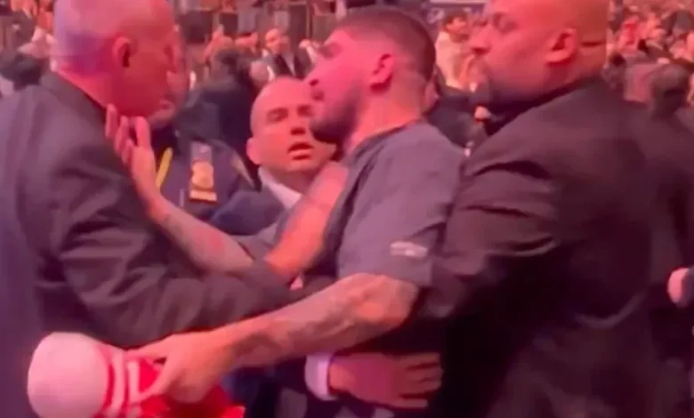 UFC 322 video: Dillon Danis, Abubakar Nurmagomedov and others engage in huge brawl