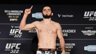 UFC 322 weigh-in results: Championship fights set, 1 veteran misses