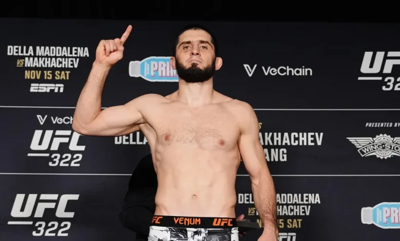 UFC 322 weigh-in results: Championship fights set, 1 veteran misses