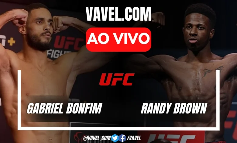 UFC AO VIVO: Gabriel Bonfim x Randy Brown em tempo real no UFC Fight Night