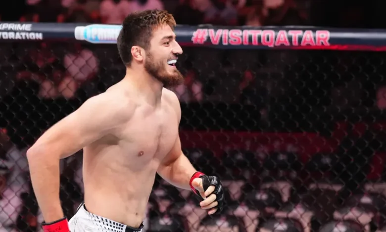 UFC Qatar video: Abdul-Rakhman Yakhyaev runs through Raffael Cerqueira for record-breaking submission