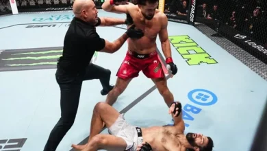 UFC Qatar video: Ismail Naurdiev KOs Ryan Loder in 86 seconds